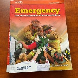 Emergency care and transportation of the sick and injured